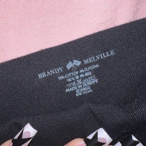BRANDY MELVILLE PRISCILLA PANTS - BLACK